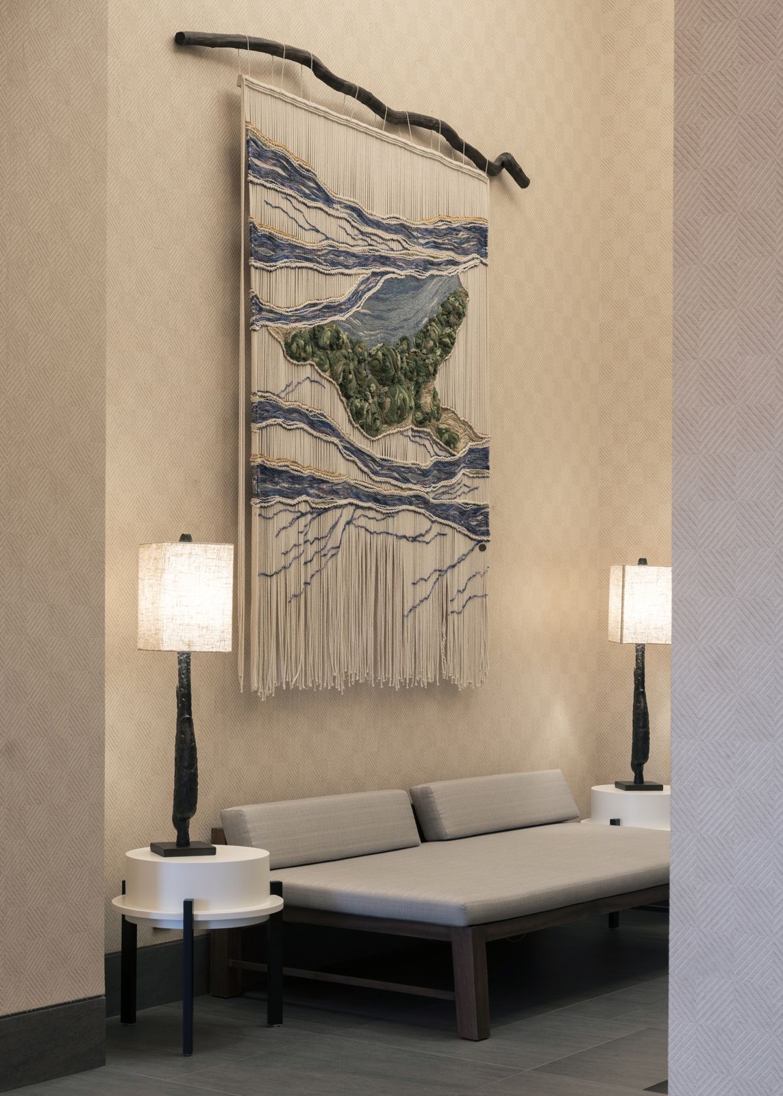 Bespoke artwork at Anantara Resort, Mina Al Arab